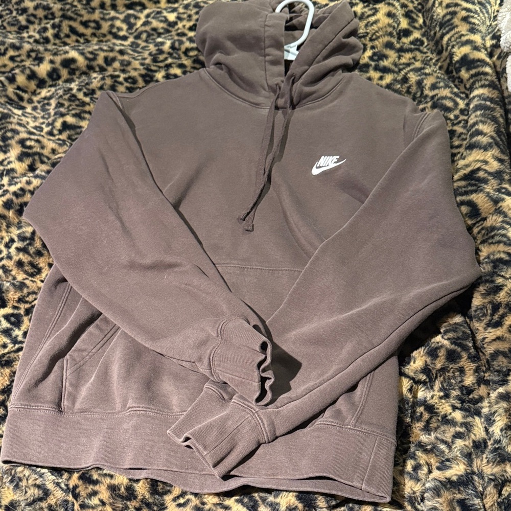 Brown Nike hoodie size small perfect condition